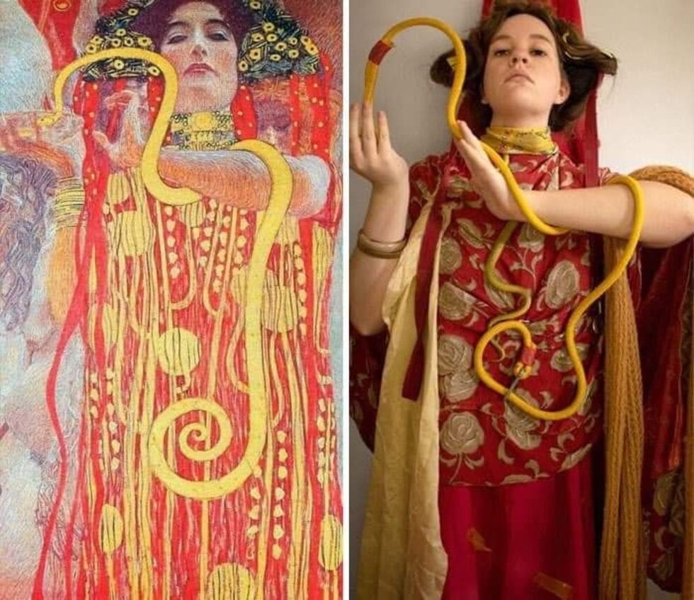 Фотогалерия: Имитирай шедьовъра у дома с каквото ти падне