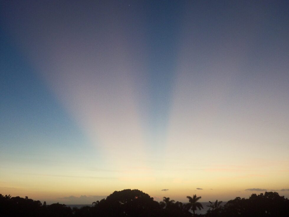 Crepuscular rays