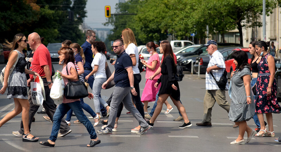 Пешеходен сфетофар в София