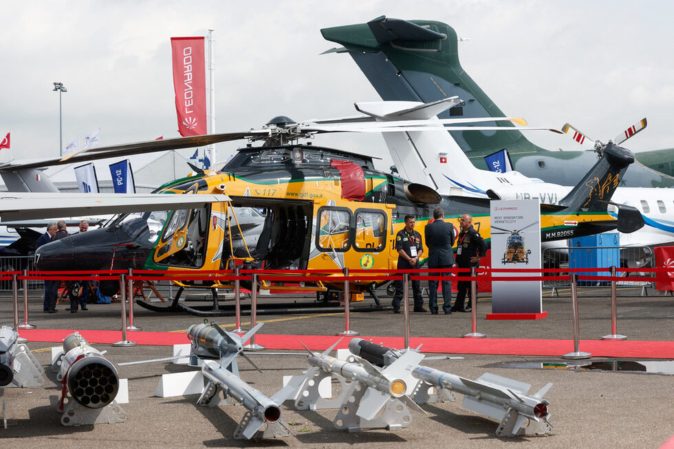 Хеликоптер AW169 на компанията Leonardo.