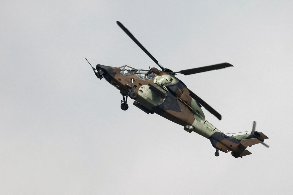Демонстрация на Eurocopter EC665 Tiger.