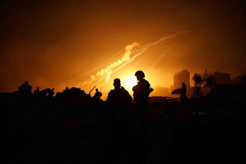 Израелски военни в ивицата Газа.