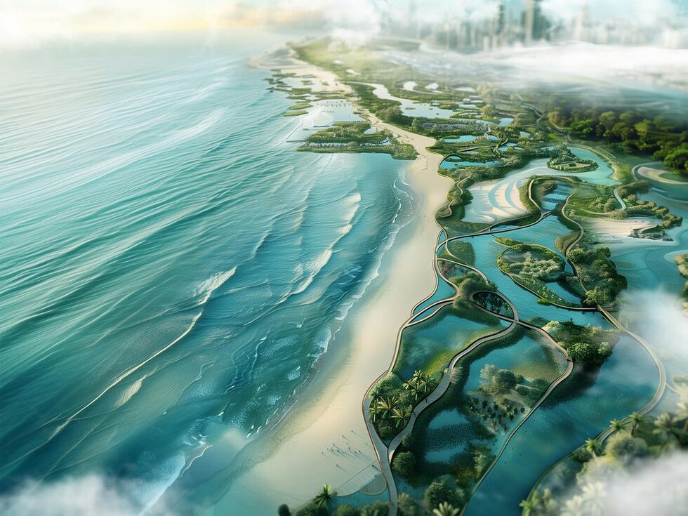 Технологиите играят ключова роля в проекта Dubai Mangroves, като за залесяването и сателитните снимки се използват дронове. Изкуственият интелект ще наблюдава мангровите гори и ще подпомага усилията за опазване на околната среда.