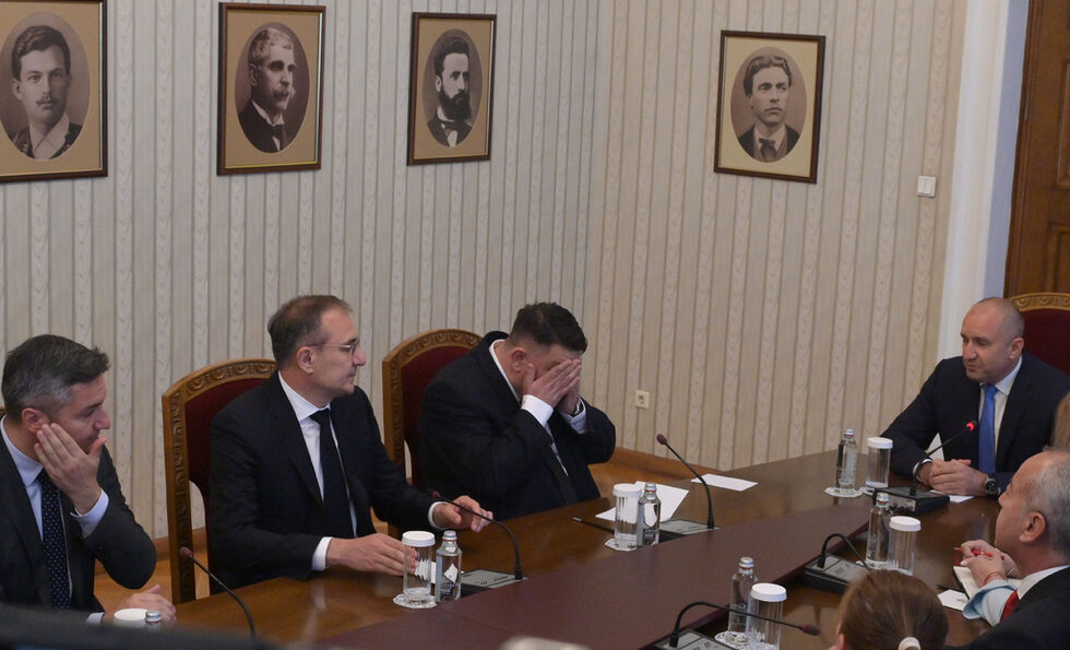 БСП на среща в президентството.
