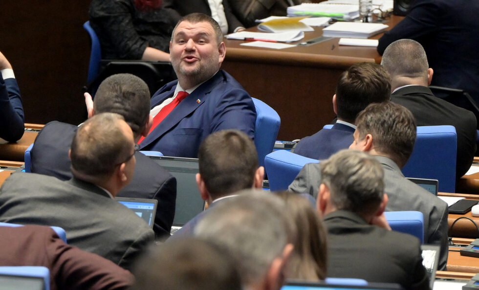 Делян Пеевски в парламента.