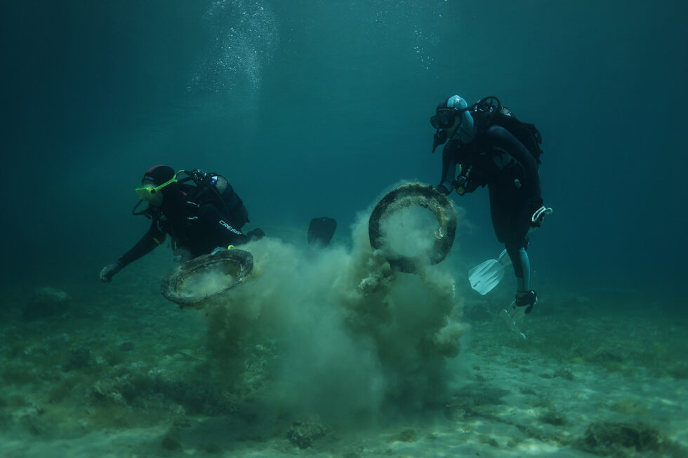 Фотогалерия: Морското дъно на Алонисос под заплаха от замърсяване