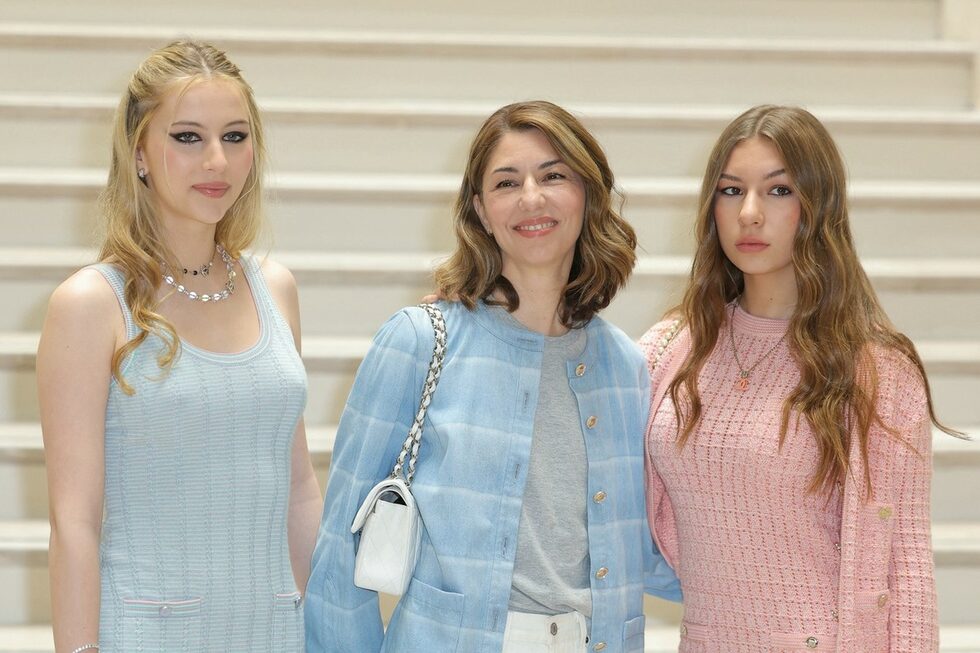 София Копола с двете си дъщери Роми и Косима Марс